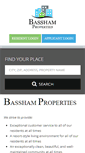 Mobile Screenshot of basshamproperties.net